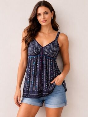 Esprit Vintage Printed Tank Blouse